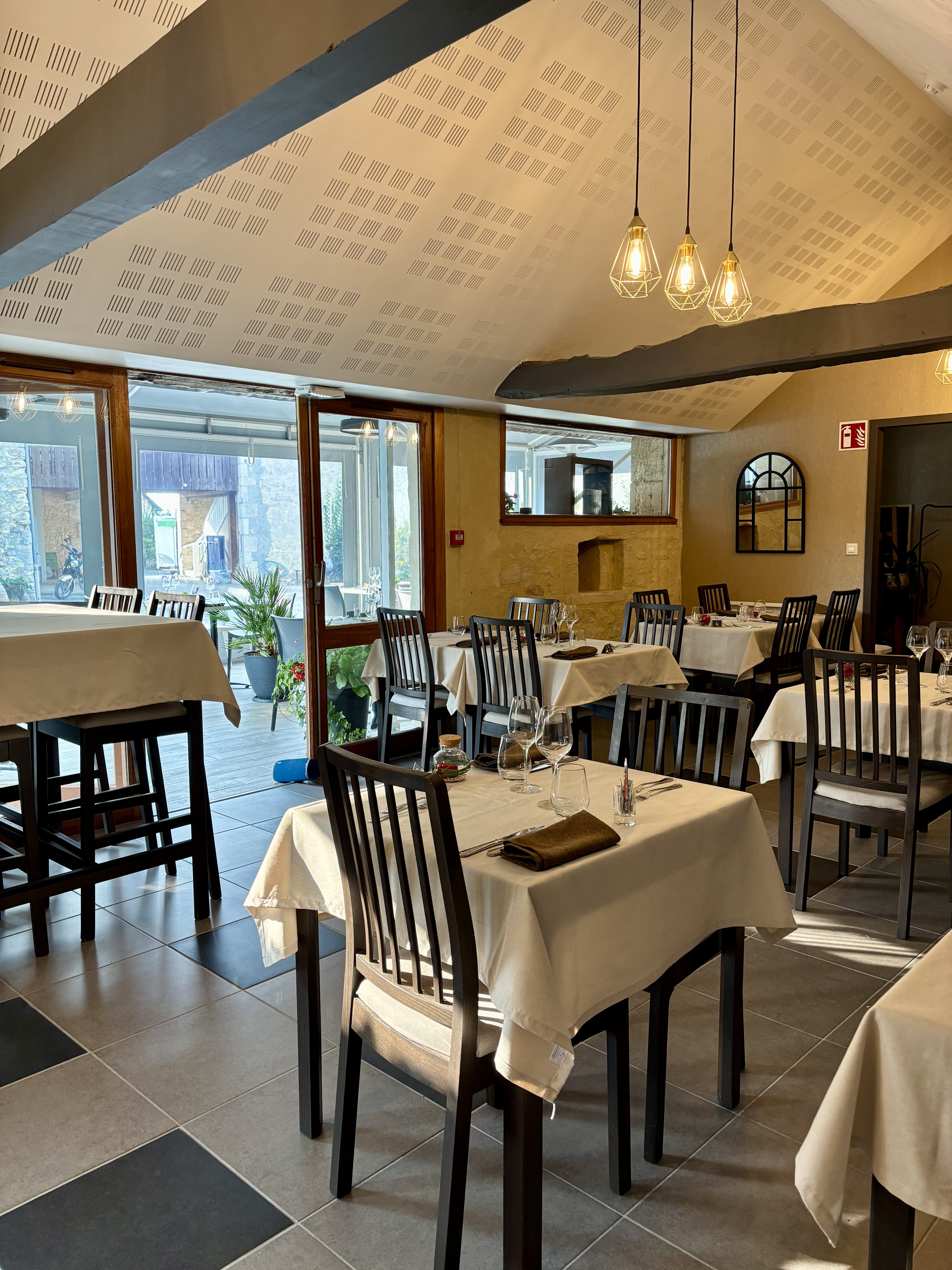Vue intérieure du restaurant